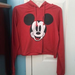 Mickey mouse crop sweatshirt